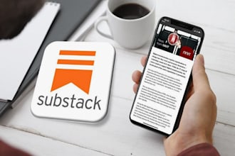 setup substack account, substack newsletter,email template, substack integration