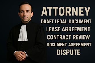 draft legal document, lease agreement, review  contract, operating agreement llc