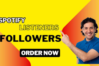 grow spotify monthly listeners, organic followers, bot spotify stream promotion