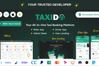 create chauffeur, limousine and taxi booking website
