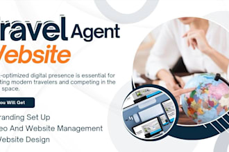 design wordpress travel agent and booking website website for travel agencies