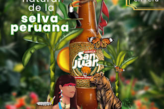 make an illustration for your publication product or web site
