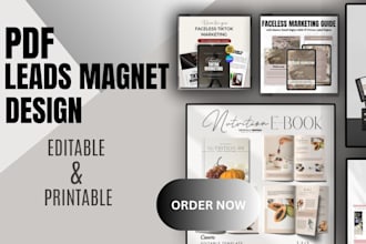 create a attractive etsy ebook funnel page, lead magnet, quidebook