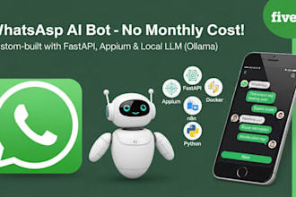 build a whatsapp ai chatbot with fastapi, appium, and local llm