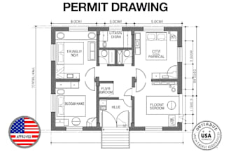 draftman floor plans,engineer stamp,licensed architect florida,uk, canada stamp
