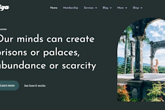design astrology and spiritual website esoteric spiritual coach healer website