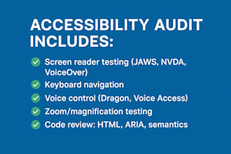 audit your website for accessibility using assistive technology wcag and 508