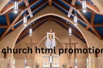 do church html event promotion