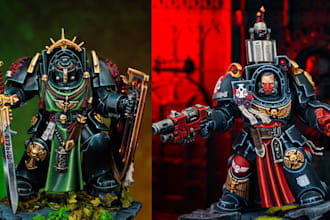 3d print and paint warhammer4ok miniature model tabletop board game mini figure