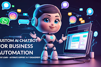 build website ai chatbot, ai agent with chatgpt, gpt4, make com for automation