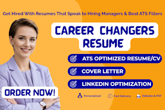 design a standout infographic resume for career changers