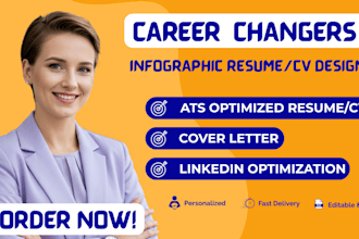 design a standout infographic resume for career changers