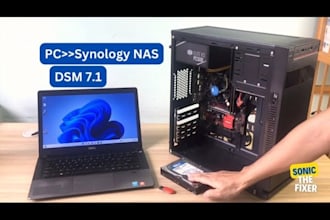 install synology nas on your old pc or virtual machine