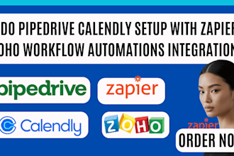do pipedrive calendly setup with zapier zoho  workflow automations integrations