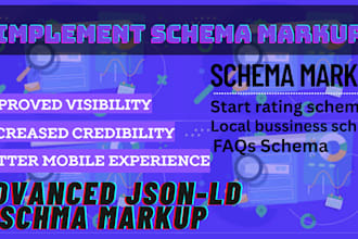 implement schema markup, add rich snippets fix structured data error for website