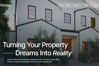 build property listing website with crocoblock jet engine real estate website