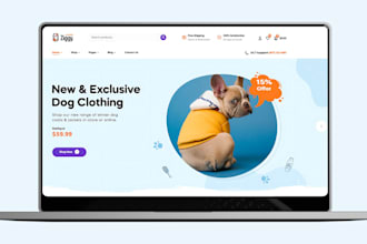 design pet store pet shopify store pet supplies pet website pet dropshipping