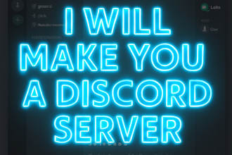 create a discord server for you
