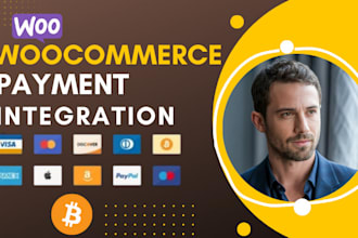 integrate stripe paypal crypto square shopify woocommerce wix payment gateway