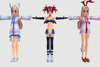 create, fix and port your gmod, garrys mod, playermod, sfm, mmd, gmod character