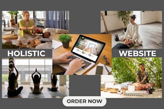 holistic website, spiritual website, squarespace website, health and fitness,