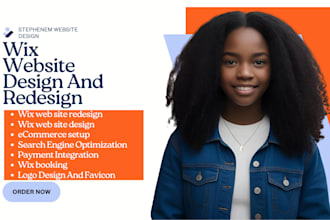create wix website redesign, wix booking,bandzoogle music website, wix website