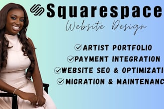design stunning squarespace artist website band dj website website development