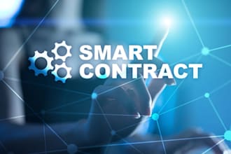 solidity, solana smart contract bep20 blockchain developer web3 dapp erc20 token