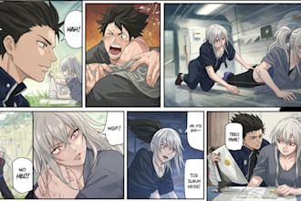 be your comic artist for manga pages, nsfw art, or cover design
