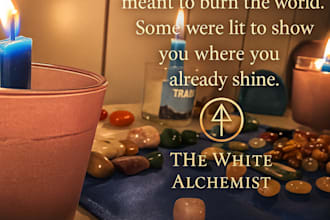 create a custom candle ritual or altar spell for your intention