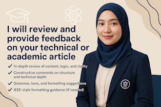 review and proofread your technical or engineering article