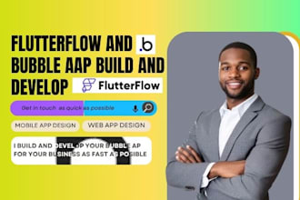 develop bubble io app, adalo glide, saas, bubble marketplace, flutterflow expert