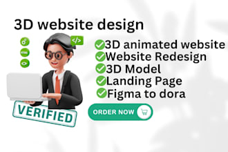 design an interactive 3d website that brings your brand to life