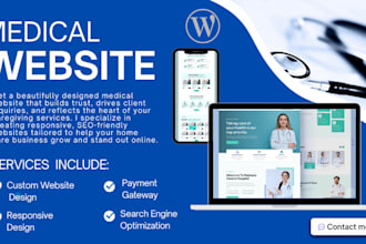 design medical website hospital website clinic website medical, clinic, hospital