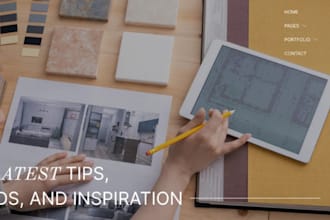 do wix squarespace architecture website architect portfolio landscape website
