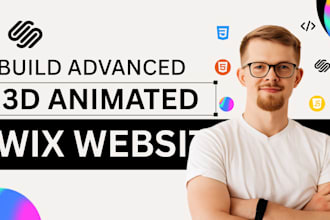 build 3d interactive wix website 3d animated wix 3d parallax scrolling 3d spline