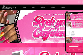 nail shopify store nail salon website nail store nail care dropshipping store