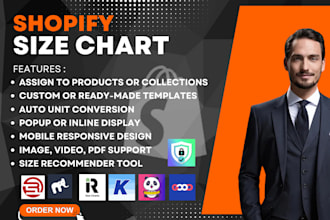 setup shopify size chart ga panda k ri easy robosize beuniq dsize size wise bl