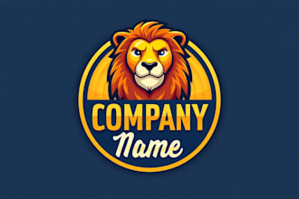 do lion mascot logo for your company