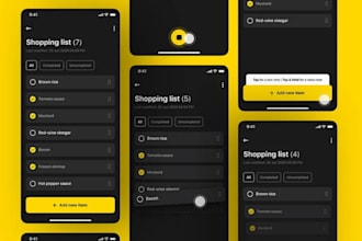 develop shopping list app, item picker app, grocery delivery app