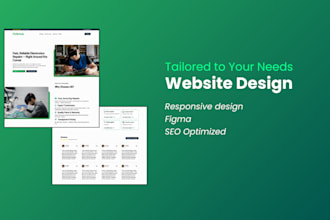 create figma website design