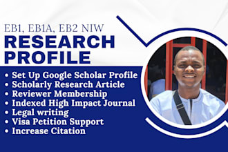write and publish research article increase citation for eba eb1a eb2 niw visa