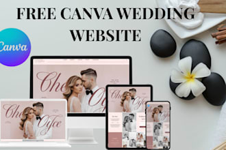 design canva wedding invitation website event google rsvp