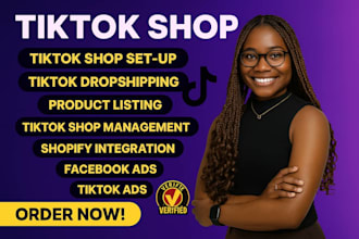 setup tiktok shop shopify dropshipping store edit facebook ads tiktok promotion