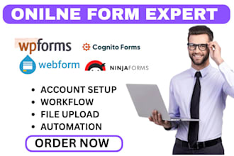 setup mighty forms ninja forms wpforms cognito form zapier make email automation