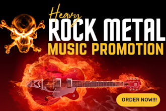pitch your heavy rock metal music promotion to 900 active playlist curators