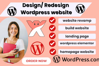 design wordpress landing, one page, homepage, sales funnel, squeeze page