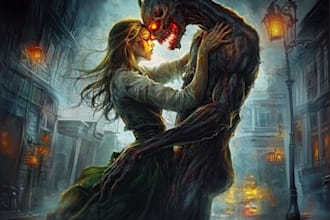 make a fantasy or horror character illustration