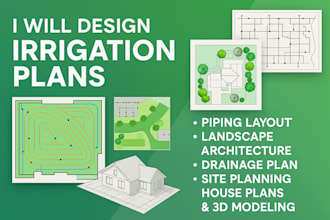 design your custom irrigation drainage and landscape plans