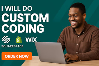 do custom shopify coding, fix bugs or develop themes